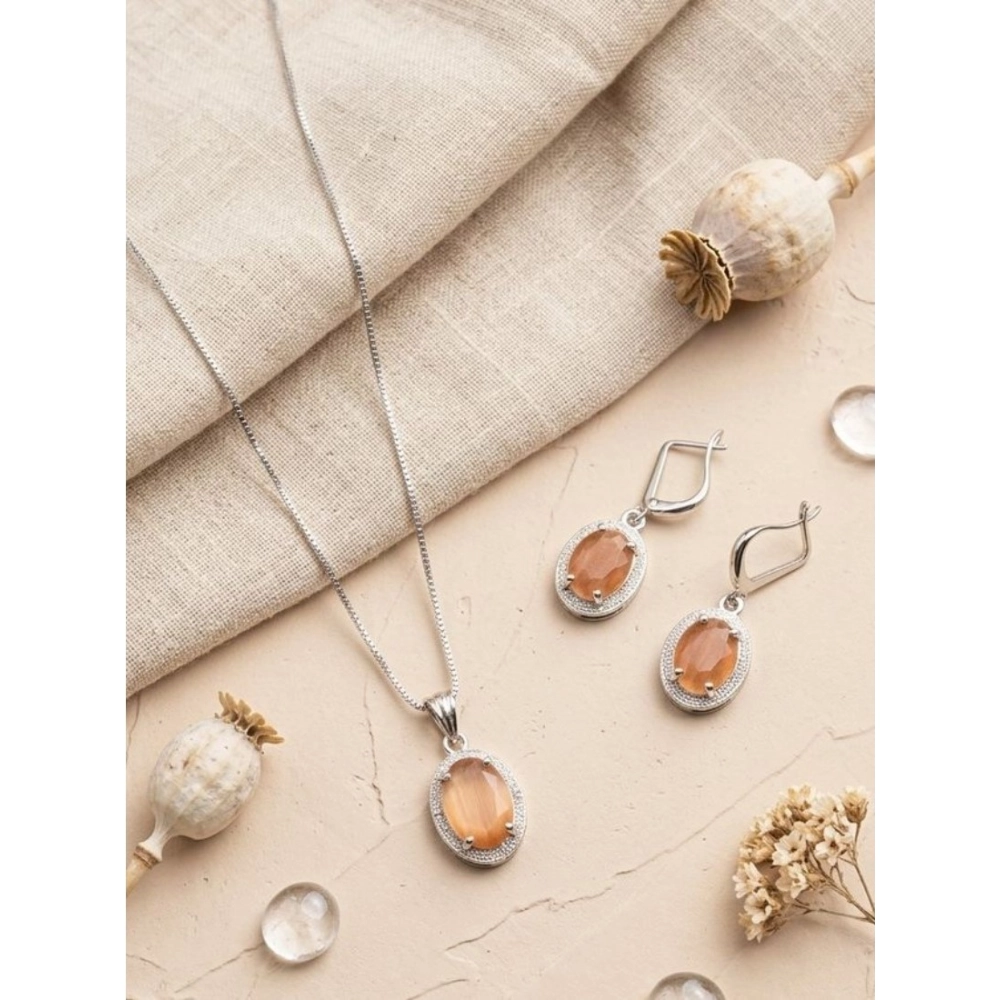 PID-66280-Women-s-Brass-Silver-Plated-Pendant-Set-Orange-1-1000x1000-1.webp
