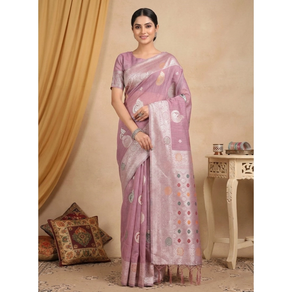 PID-67034-Women-s-Linen-Cotton-Printed-Saree-With-Unstitched-Blouse-5-5-Mtr-Purple-1-1000x1000-1.webp